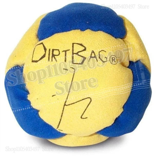 Dirtbag Classic Footbag Hacky Sack 3-Pack with Carry Pouch,Sand-Filled 8-Panel Synthetic Suede Footbag Set for Beginners &Player
