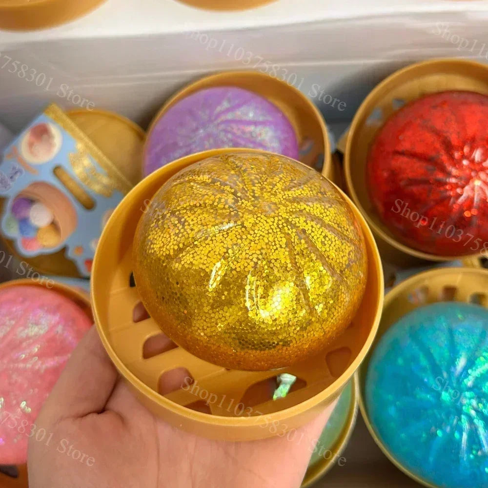 Dumpling Squishy Mysteries Dumplings Stress Relief Fidget Toy Home Office Desk Accessories Party Gifts Mystery Dumpling Squishy