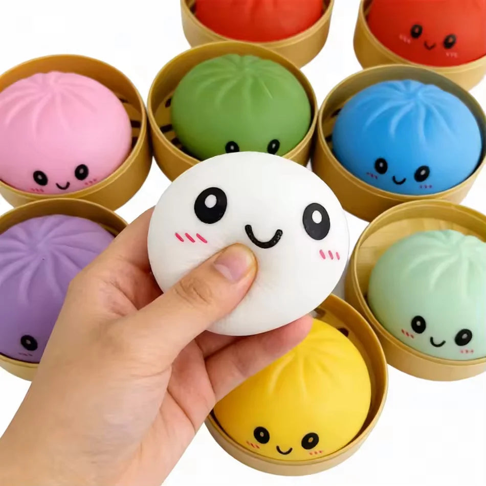 *Dumpling Squishy Mysteries Dumplings Stress Relief Fidget Toys Home Office Desk Accessories Party Gift Mystery Dumpling Squishy