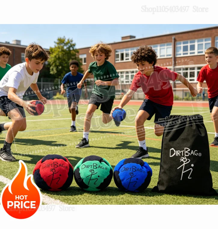 New DirtBag Hacky Sack Foot Bag Footbag for Adults 3 Pack Set Professional Sand Filled Hackey Sack Ball Durable Footbags