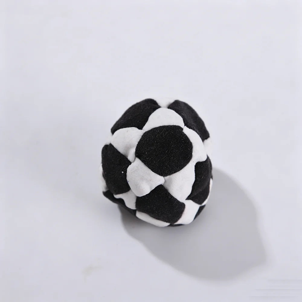 Hand-Made Knitted Footbag Sacks, Hacky Sack Assorted Foot Bag Crochet Hackys Ball for Adults, Juggling Balls for Beginners