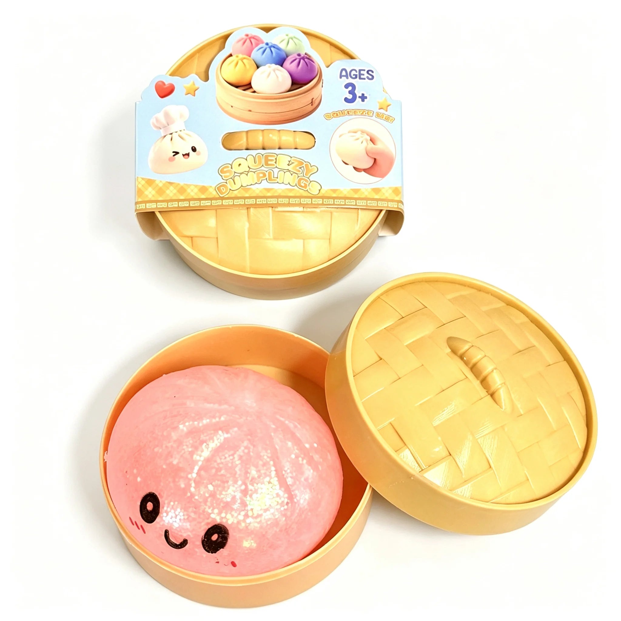 Dumpling Squishy Mysteries Dumplings Stress Relief Fidget Toys Home Office Desk Accessories Party Gift Mystery Dumpling Squishy