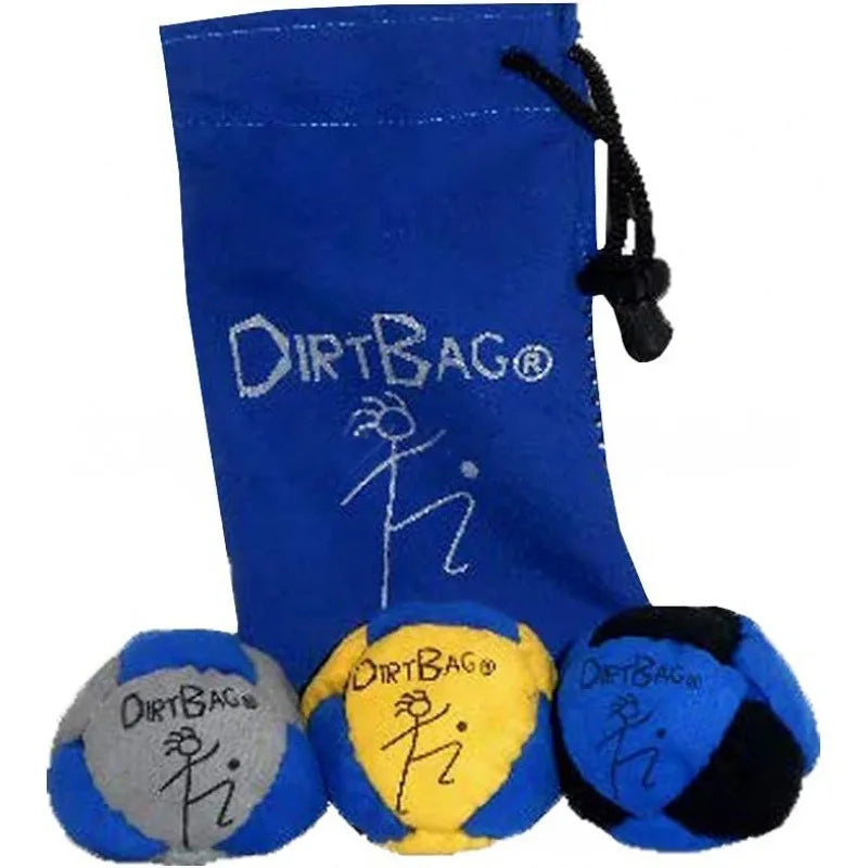 New DirtBag Hacky Sack Foot Bag Footbag for Adults 3 Pack Set Professional Sand Filled Hackey Sack Ball Durable Footbags