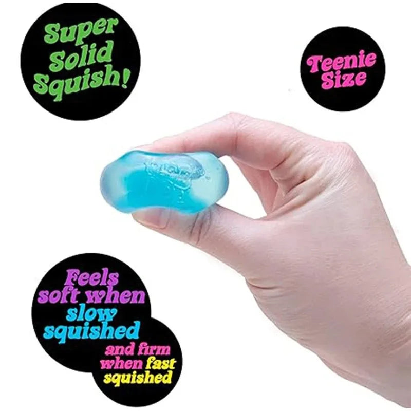 NeeDoh Nice Cube: Firm Slow-Rise Sensory Fidget for Stress Relief & Focus - Aesthetic Desk Toy Stress Ball for Kids and Adults