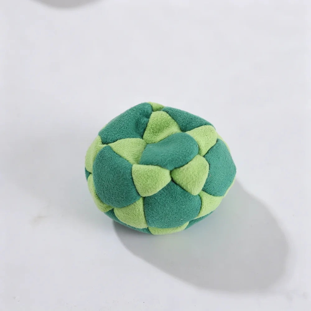 Hand-Made Knitted Footbag Sacks, Hacky Sack Assorted Foot Bag Crochet Hackys Ball for Adults, Juggling Balls for Beginners