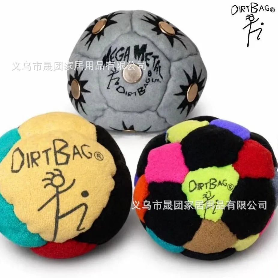 New DirtBag Hacky Sack Foot Bag Footbag for Adults 3 Pack Set Professional Sand Filled Hackey Sack Ball Durable Footbags