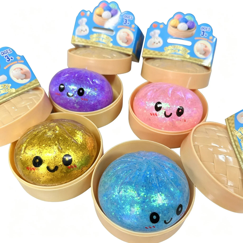 Dumpling Squishy Mysteries Dumplings Stress Relief Fidget Toys Home Office Desk Accessories Party Gift Mystery Dumpling Squishy