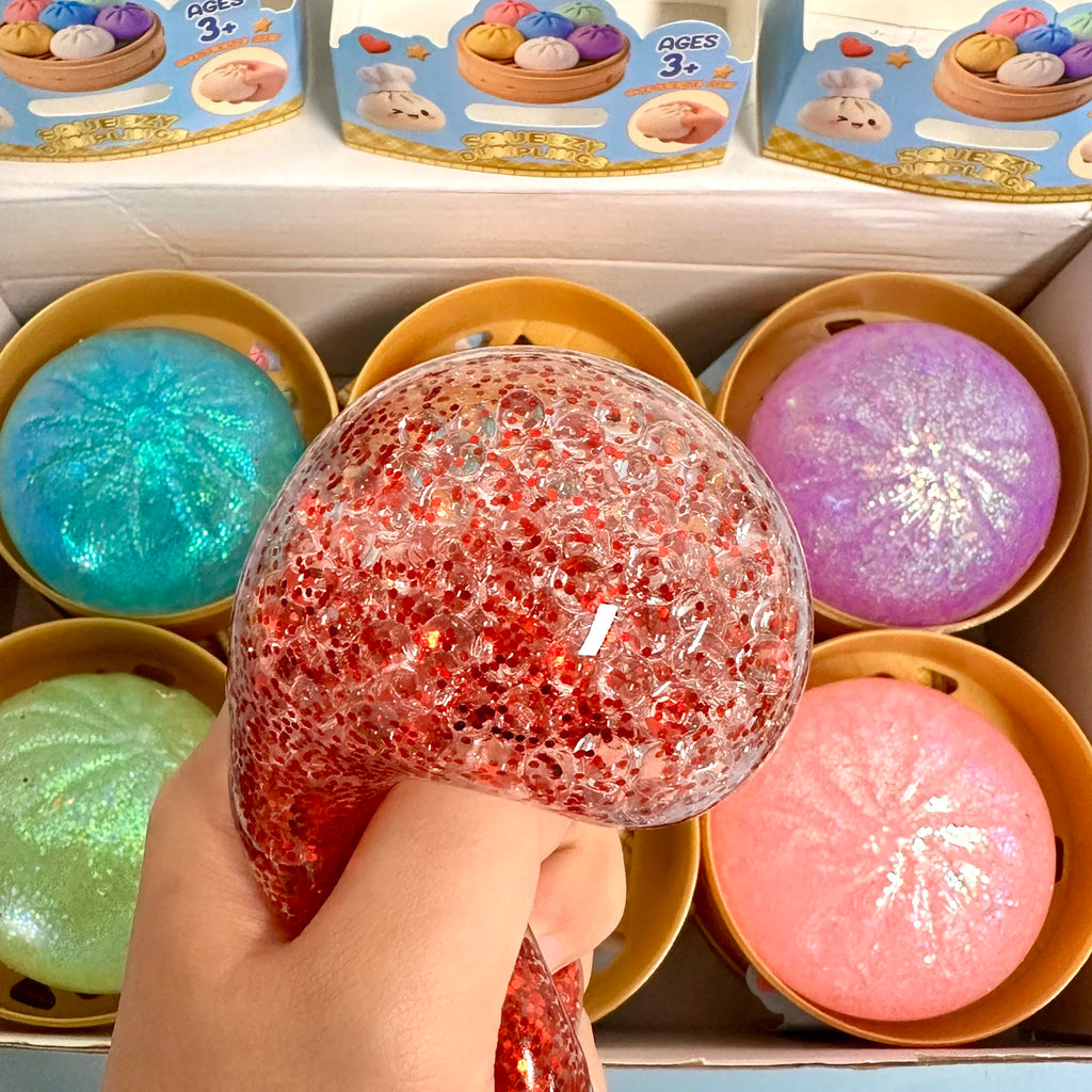 Dumpling Squishy Mysteries Dumplings Stress Relief Fidget Toy Home Office Desk Accessories Party Gifts Mystery Dumpling Squishy