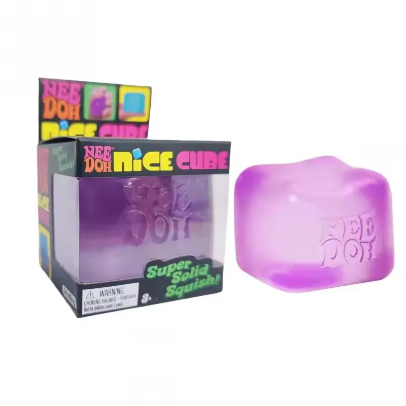 NeeDoh  Trending Jellyfish & Cube Squish Toy, Soft Jelly Squeeze Stress Relief Fidget Toy, Sensory NeeDoh for Kids & Adults