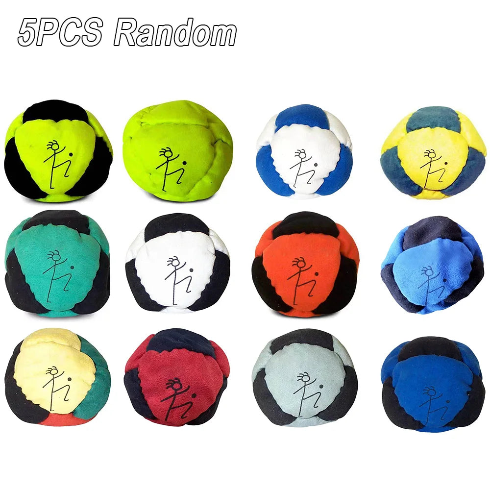 DirtBag Hacky Sacks Ball,Assorted Hacky Sack Footbag Toy Bulk Hand-Made Sand Filled for Adults,Juggling Balls for Party&Training