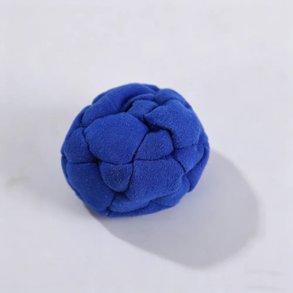 Hacky Sack Hand-Made Knitted Footbag Sacks Assorted Foot Bag Crochet Hackys Ball for Adults, Hackys Bag Set Juggling Balls