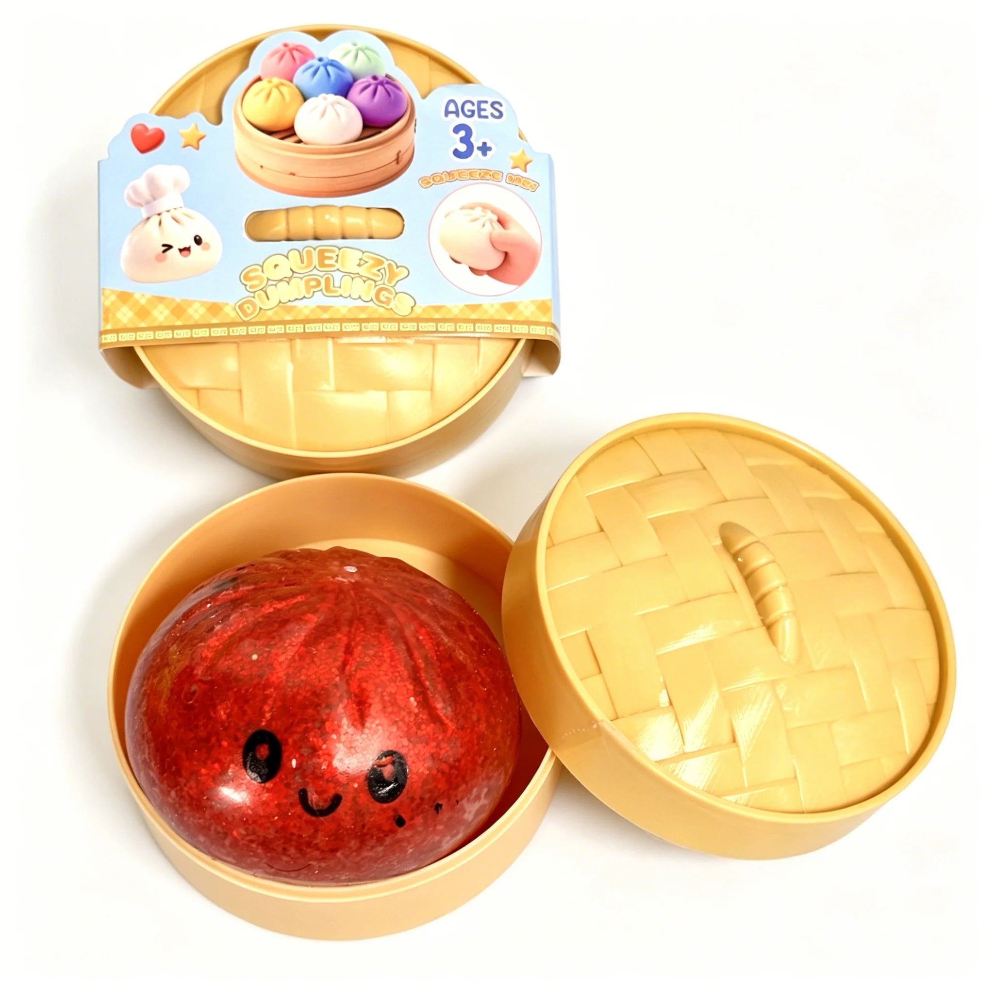 Dumpling Squishy Mysteries Dumplings Stress Relief Fidget Toys Home Office Desk Accessories Party Gift Mystery Dumpling Squishy