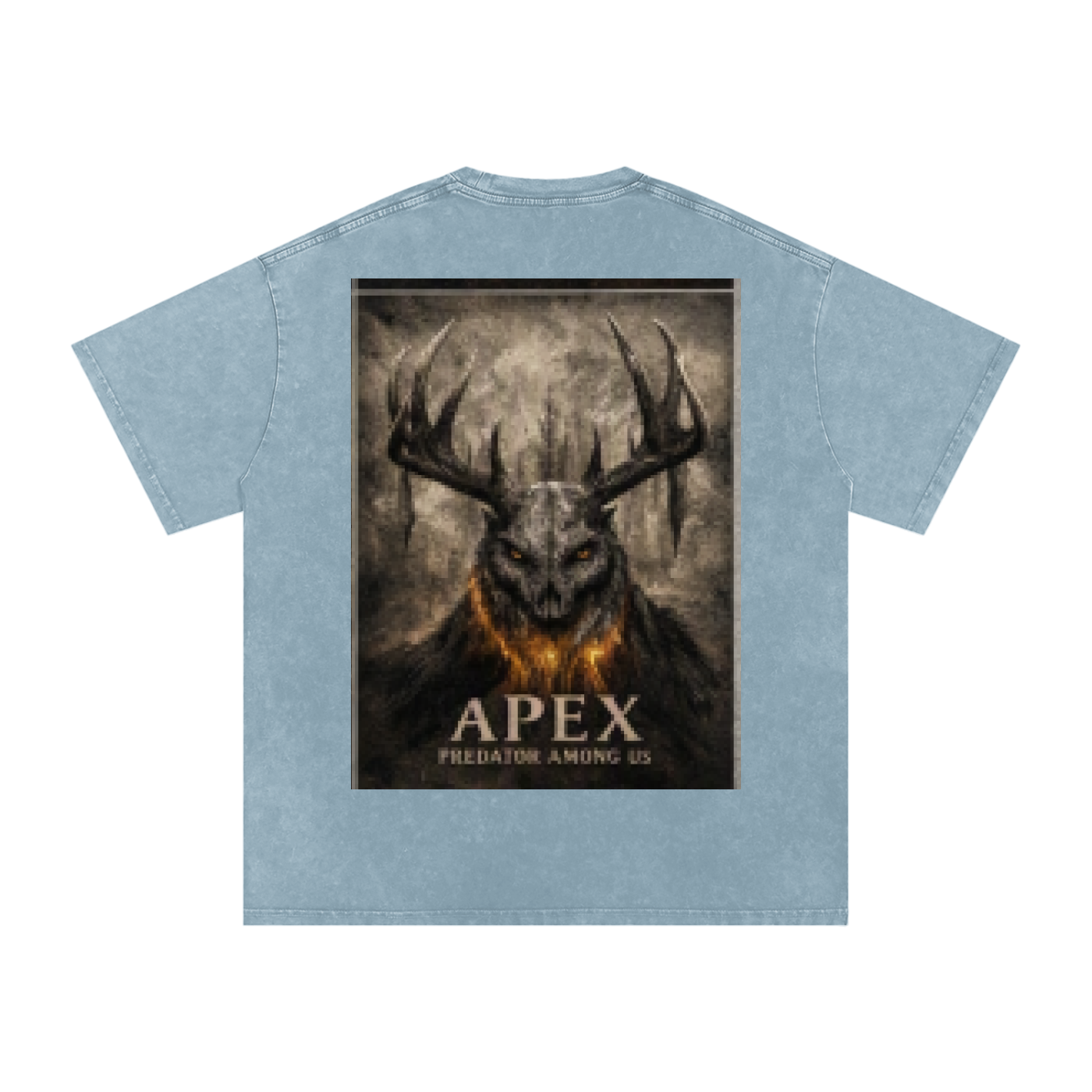 Snow Washed Oversized Cotton T-Shirt by ODMPOD