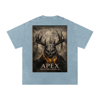 Snow Washed Oversized Cotton T-Shirt by ODMPOD