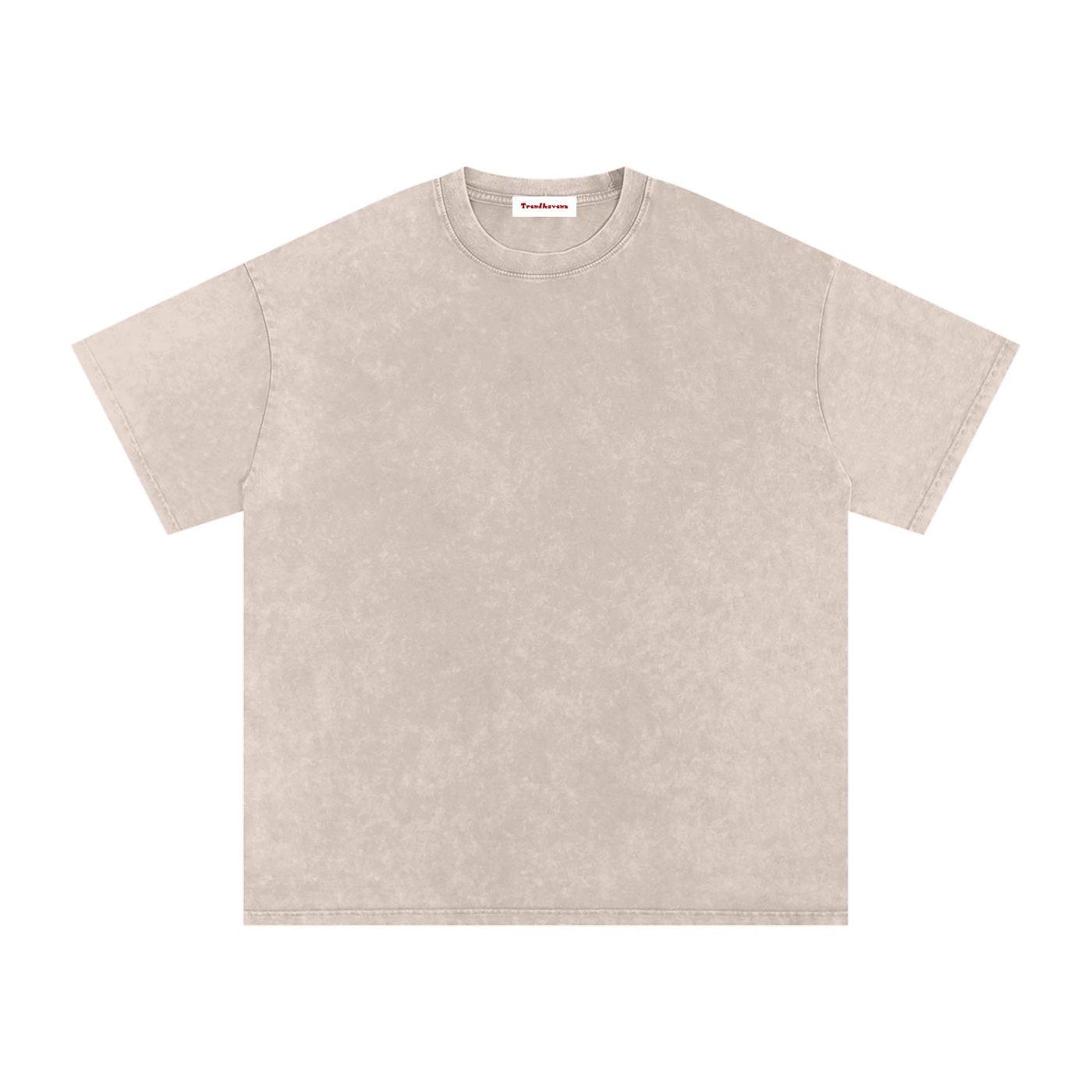 Snow Washed Oversized Cotton T-Shirt by ODMPOD