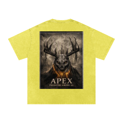 Snow Washed Oversized Cotton T-Shirt by ODMPOD