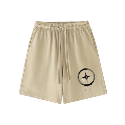 Solar Vintage Wash Cotton Shorts by ODMPOD