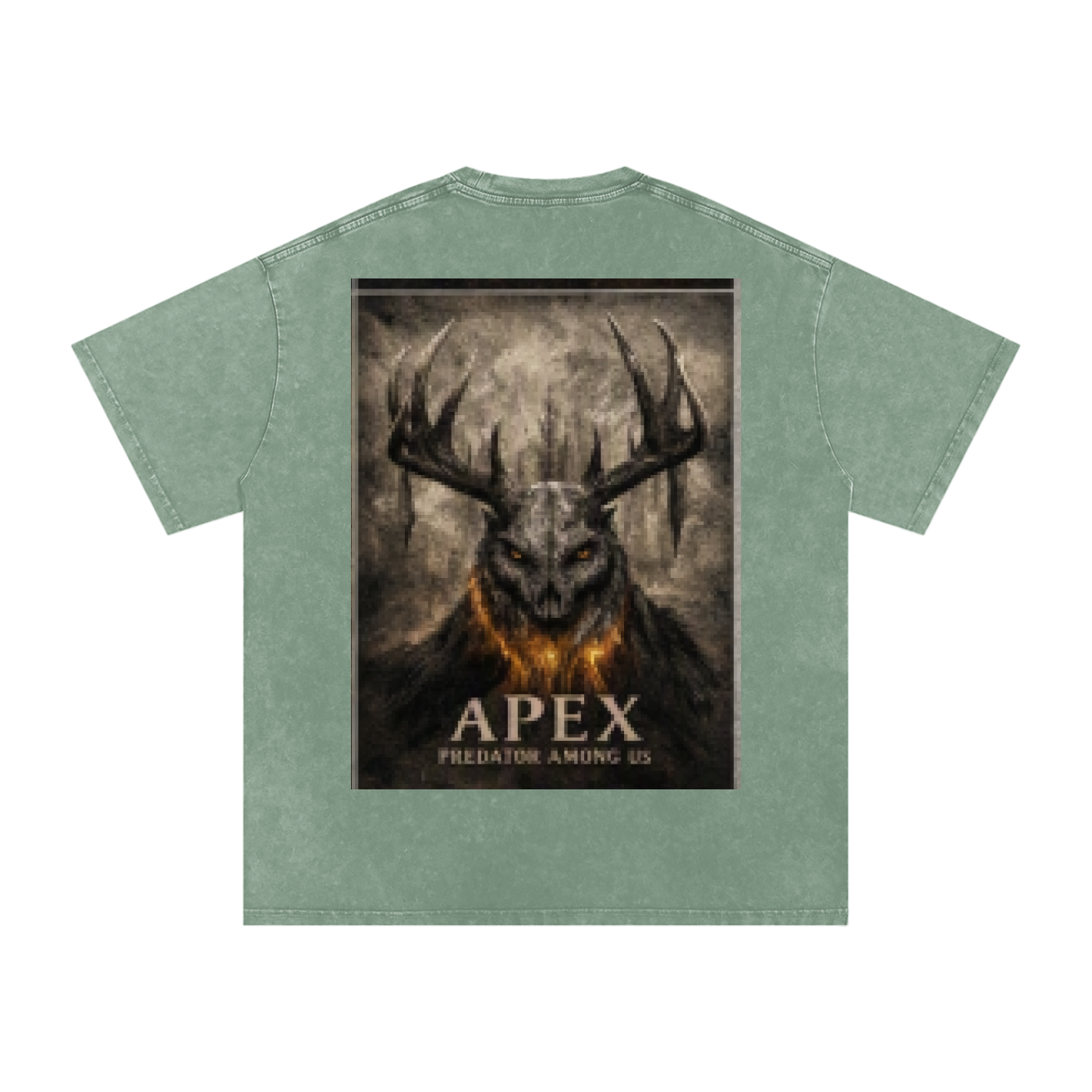 Snow Washed Oversized Cotton T-Shirt by ODMPOD