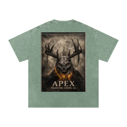Snow Washed Oversized Cotton T-Shirt by ODMPOD