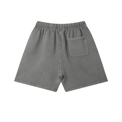 Solar Vintage Wash Cotton Shorts by ODMPOD