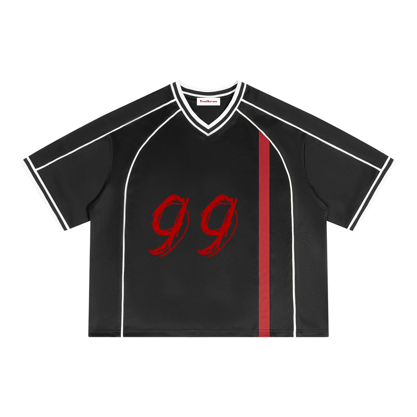 Grim Reaper #99 Boxy V-Neck Soccer Jersey by ODMPOD