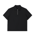 Half-Zip Cotton Polo Shirt by ODMPOD