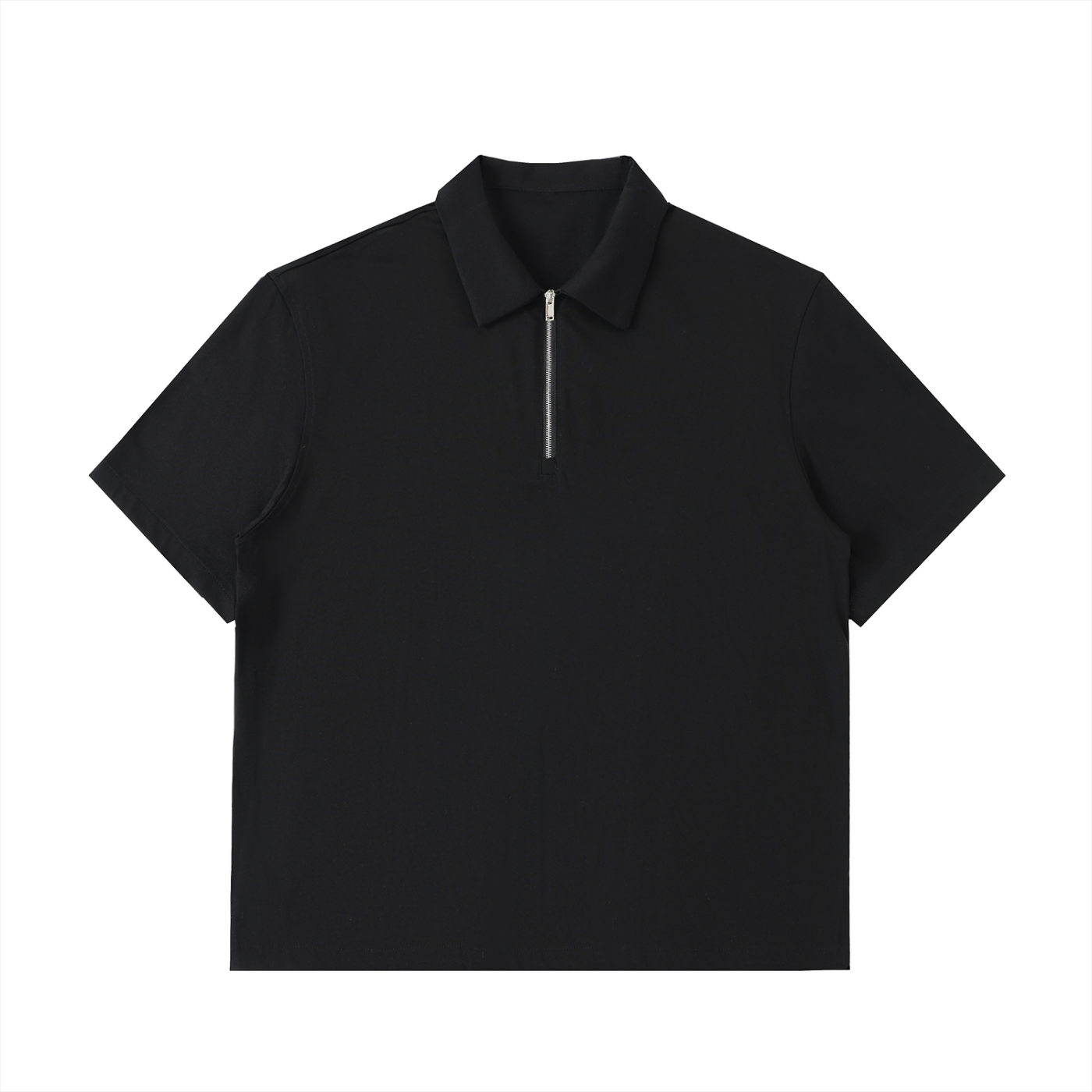 Half-Zip Cotton Polo Shirt by ODMPOD