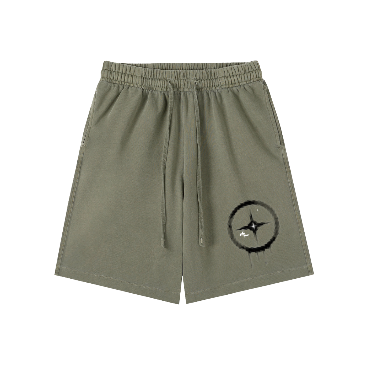 Solar Vintage Wash Cotton Shorts by ODMPOD