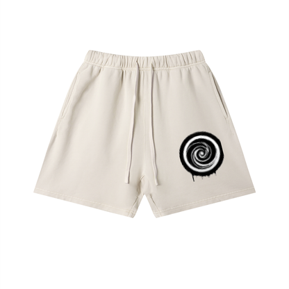 Solar Vintage Wash Cotton Shorts by ODMPOD