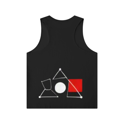 BAUHAUS Men's Solid Color Crewneck Tank Top by ODMPOD