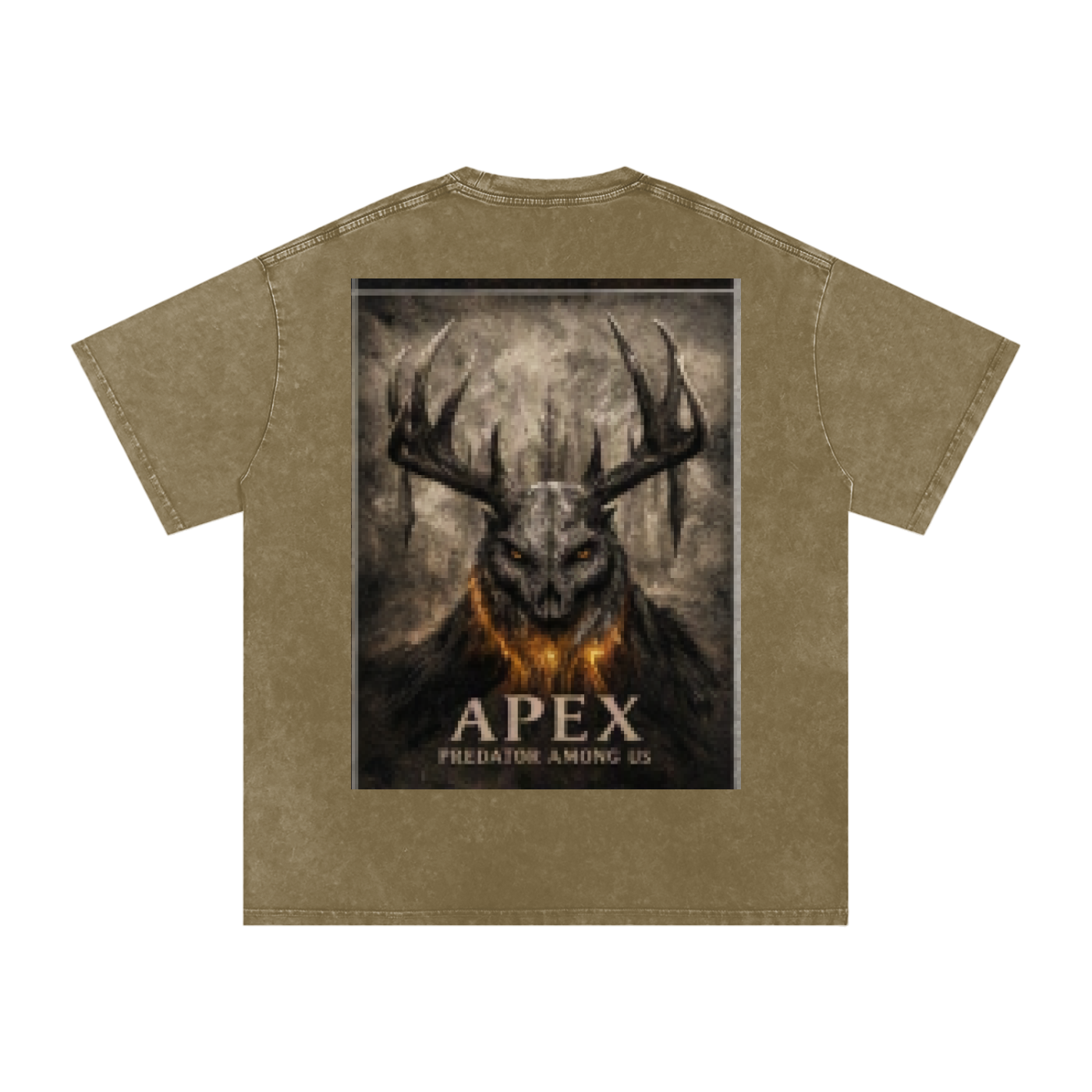 Snow Washed Oversized Cotton T-Shirt by ODMPOD