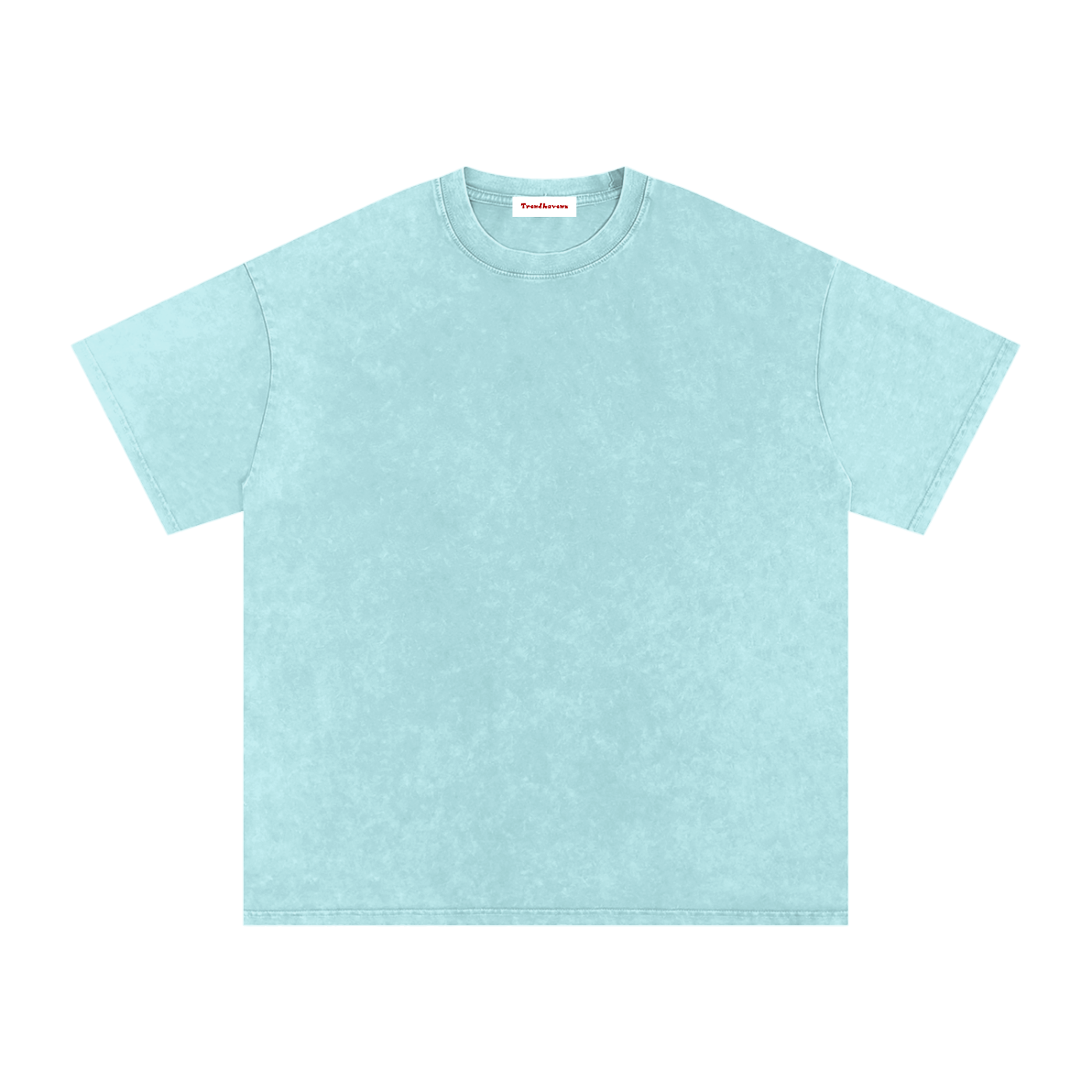 Snow Washed Oversized Cotton T-Shirt by ODMPOD