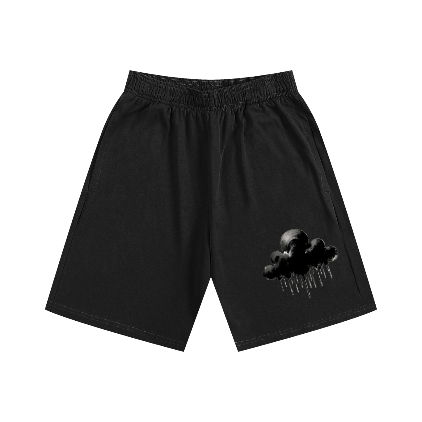 Abstract expression Essential Heavyweight Cotton Shorts by ODMPOD