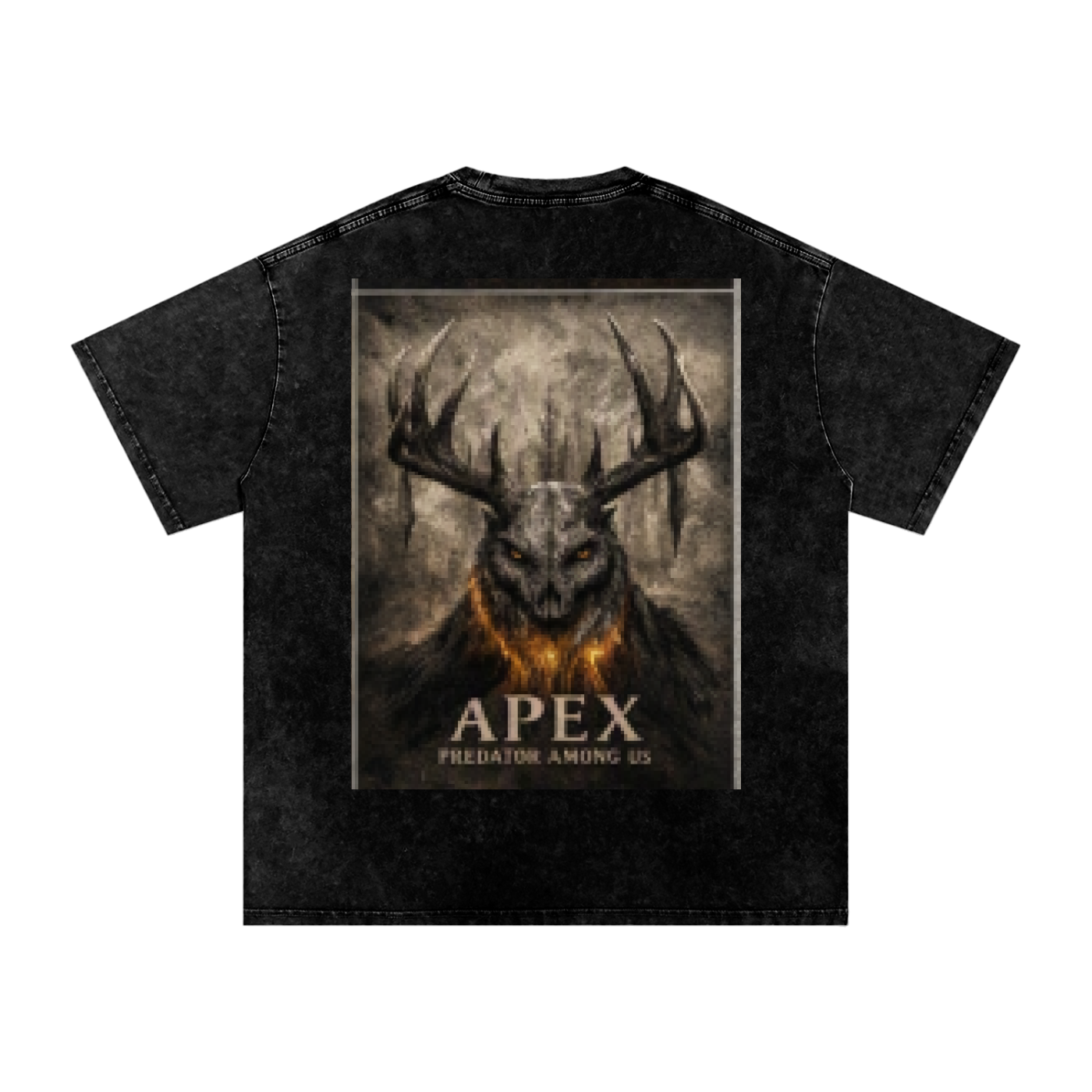 Snow Washed Oversized Cotton T-Shirt by ODMPOD