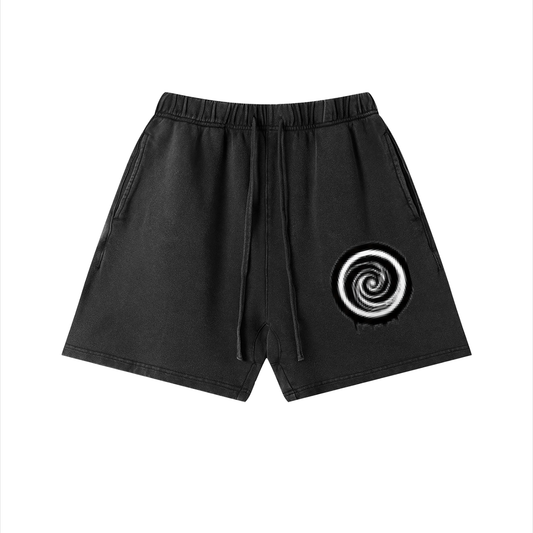 Solar Vintage Wash Cotton Shorts by ODMPOD