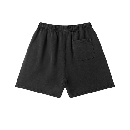 Solar Vintage Wash Cotton Shorts by ODMPOD