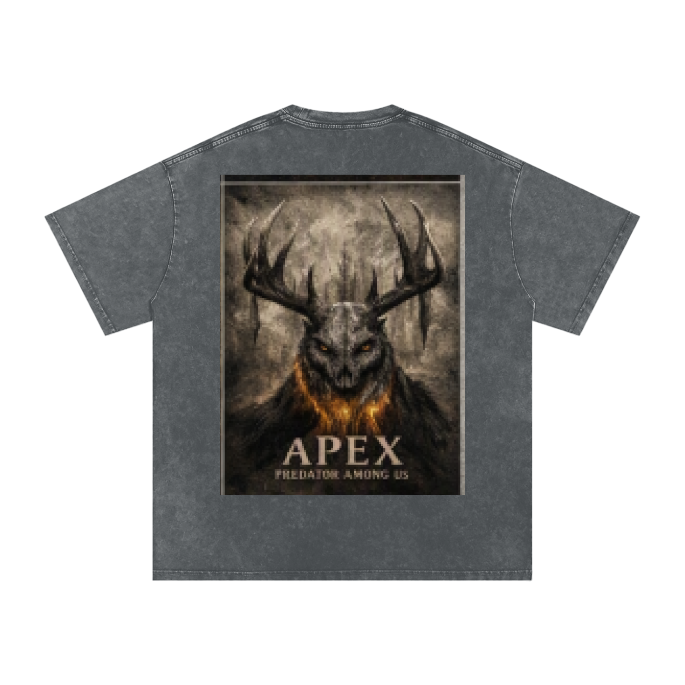 Snow Washed Oversized Cotton T-Shirt by ODMPOD