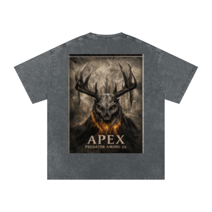 Snow Washed Oversized Cotton T-Shirt by ODMPOD