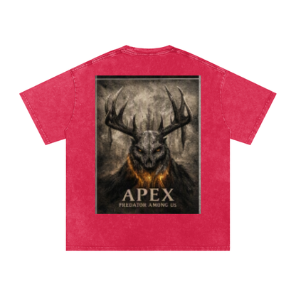 Snow Washed Oversized Cotton T-Shirt by ODMPOD
