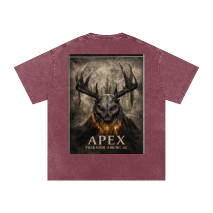 Snow Washed Oversized Cotton T-Shirt by ODMPOD