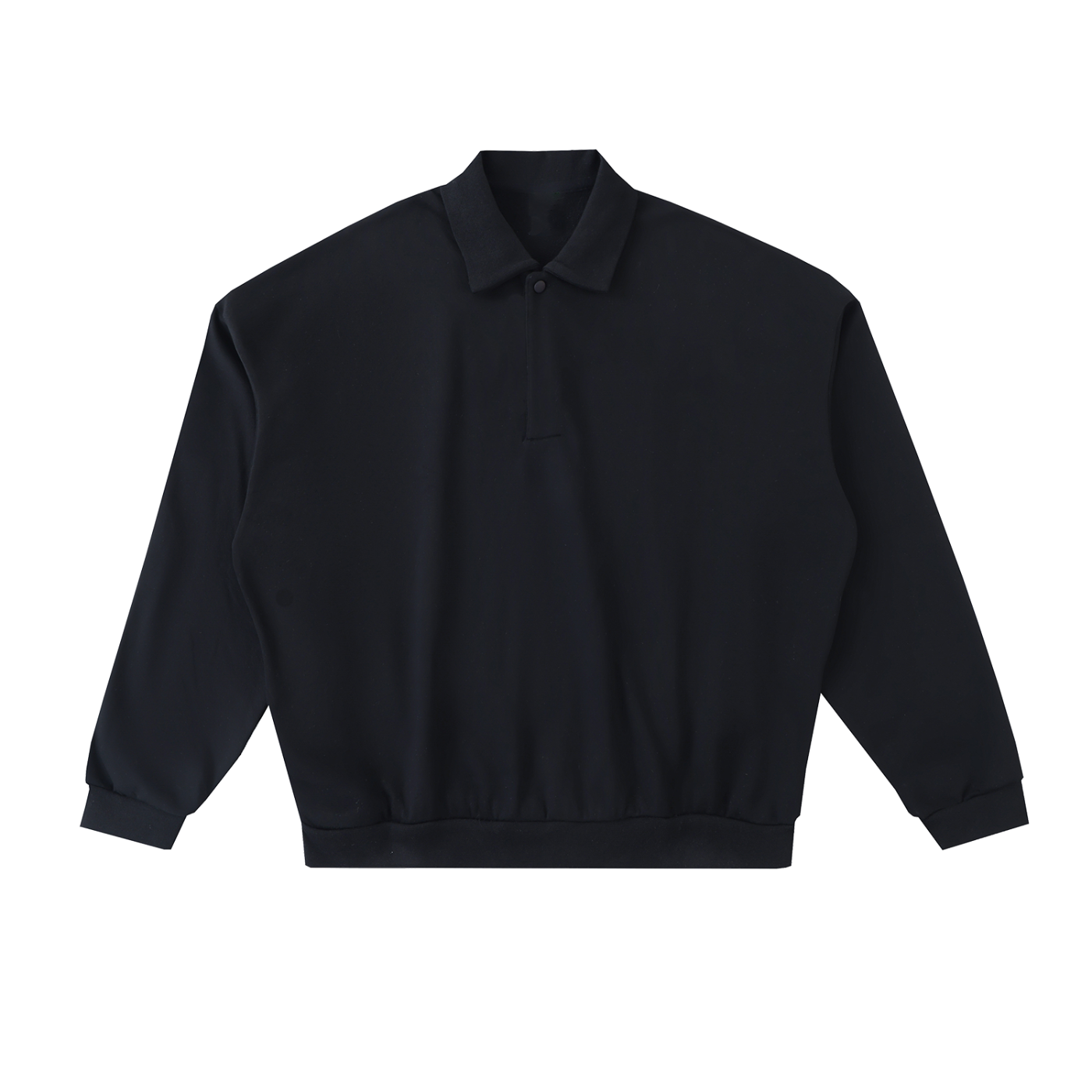 Heavyweight Fleece Polo Sweatshirt by ODMPOD
