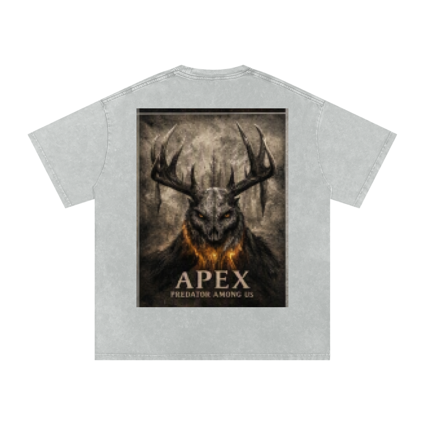 Snow Washed Oversized Cotton T-Shirt by ODMPOD